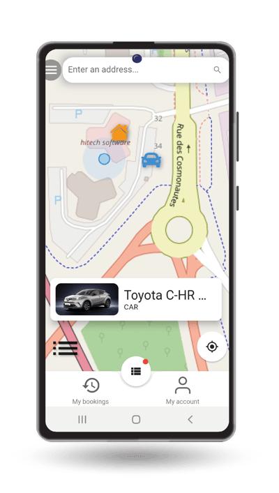 car sharing application